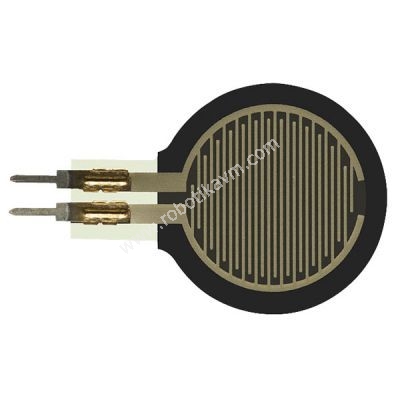 0.6′′ Kuvvete Duyarlı Kısa Saplı Dairesel Sensör - Force-Sensing Resistor - PL-2728