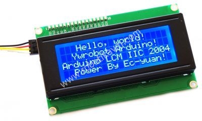20x4-IIC-I2C-TWI-Seri-LCD-Ekran-Mavi