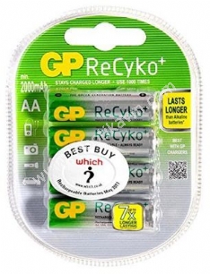 GP-ReCyko-3+1-2100-mAh-sarjli-AA-Kalem-Pil
