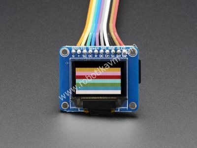 OLED-Renkli-0.96"-Ekran-Modulu-SD-Kartli---OLED-Breakout-Board---16-bit-Color-0.96"-w-microSD-holder