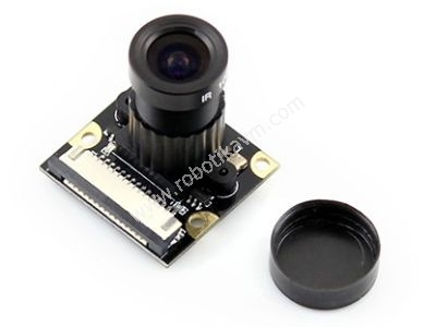 Raspberry-Pi-Kamera---Ayarlanabilir-Fokus-+-Kizilotesi-LED-Modulu-(F)