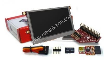 Raspberry-Pi-4.3"-Dokunmatik-LCD-Modul-Kiti---SK-43PT-PI